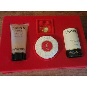 Vintage Yves Saint Laurent Champagne Perfumed Powd